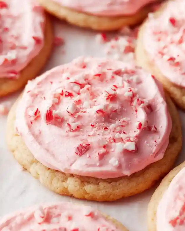 Peppermint Sugar Cookies