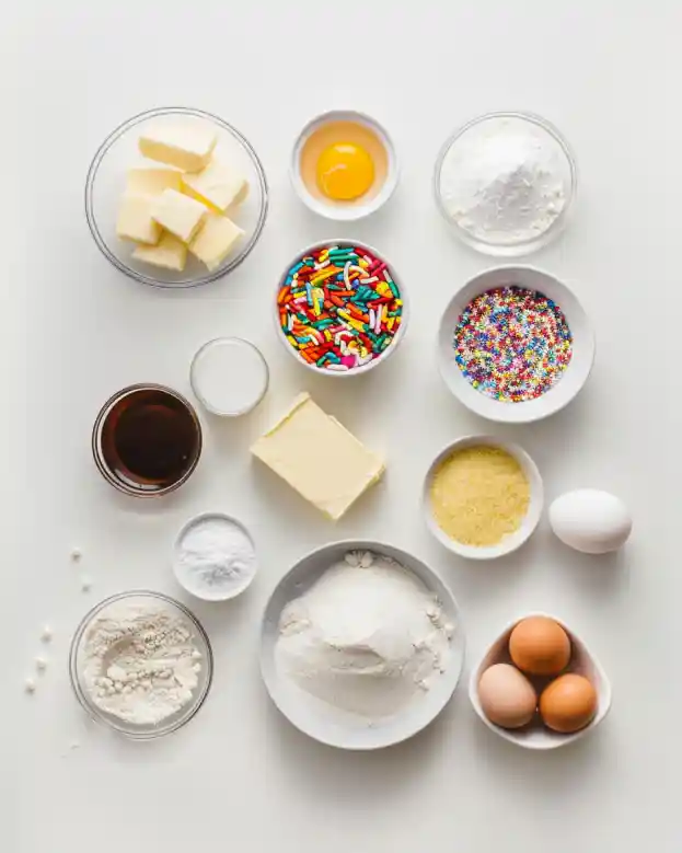Rainbow Sprinkle Sugar Cookies