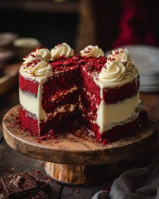 Red Velvet Cheesecake Layer Cake