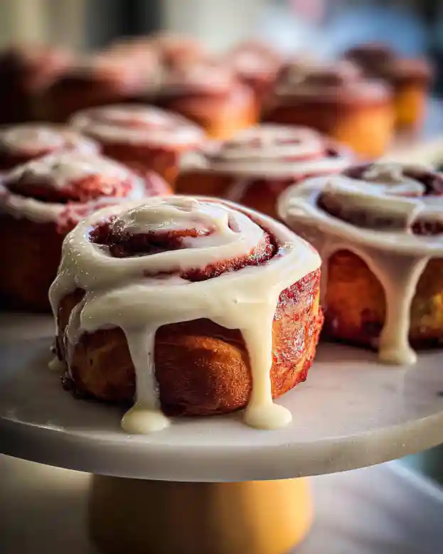 Red Velvet Cinnamon Rolls