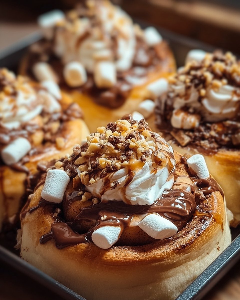 Hot Cocoa Cinnamon Rolls