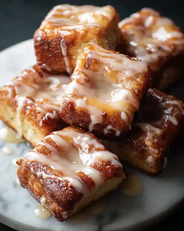 Soft Baked Maple Donut Bars