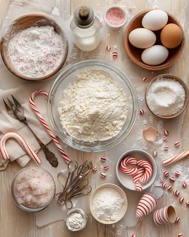 Soft and Chewy Peppermint Sugar Cookies