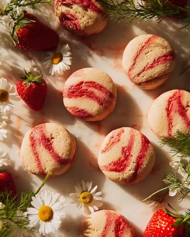 Strawberry Cheesecake Cookies