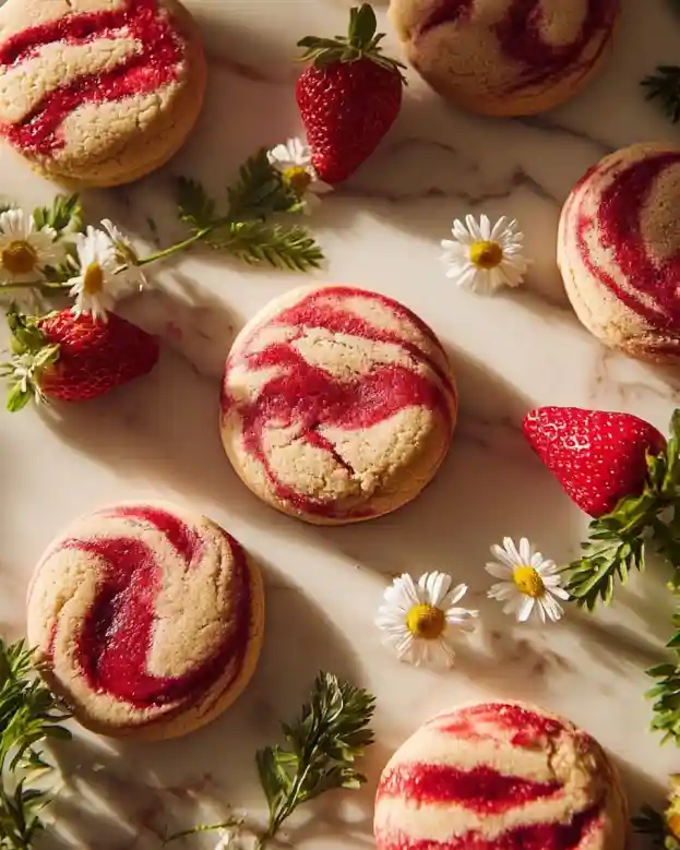 Strawberry Cheesecake Cookies