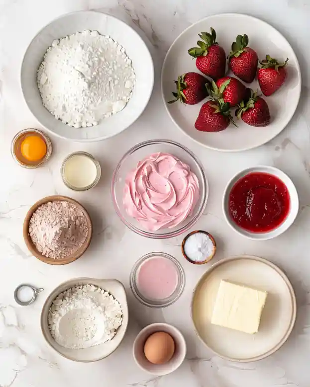 Strawberry Honeybun Cake
