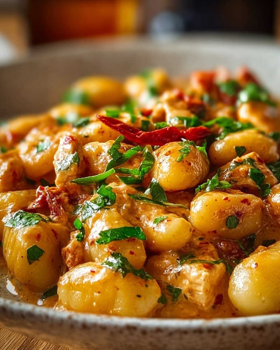 Cajun Chicken Gnocchi