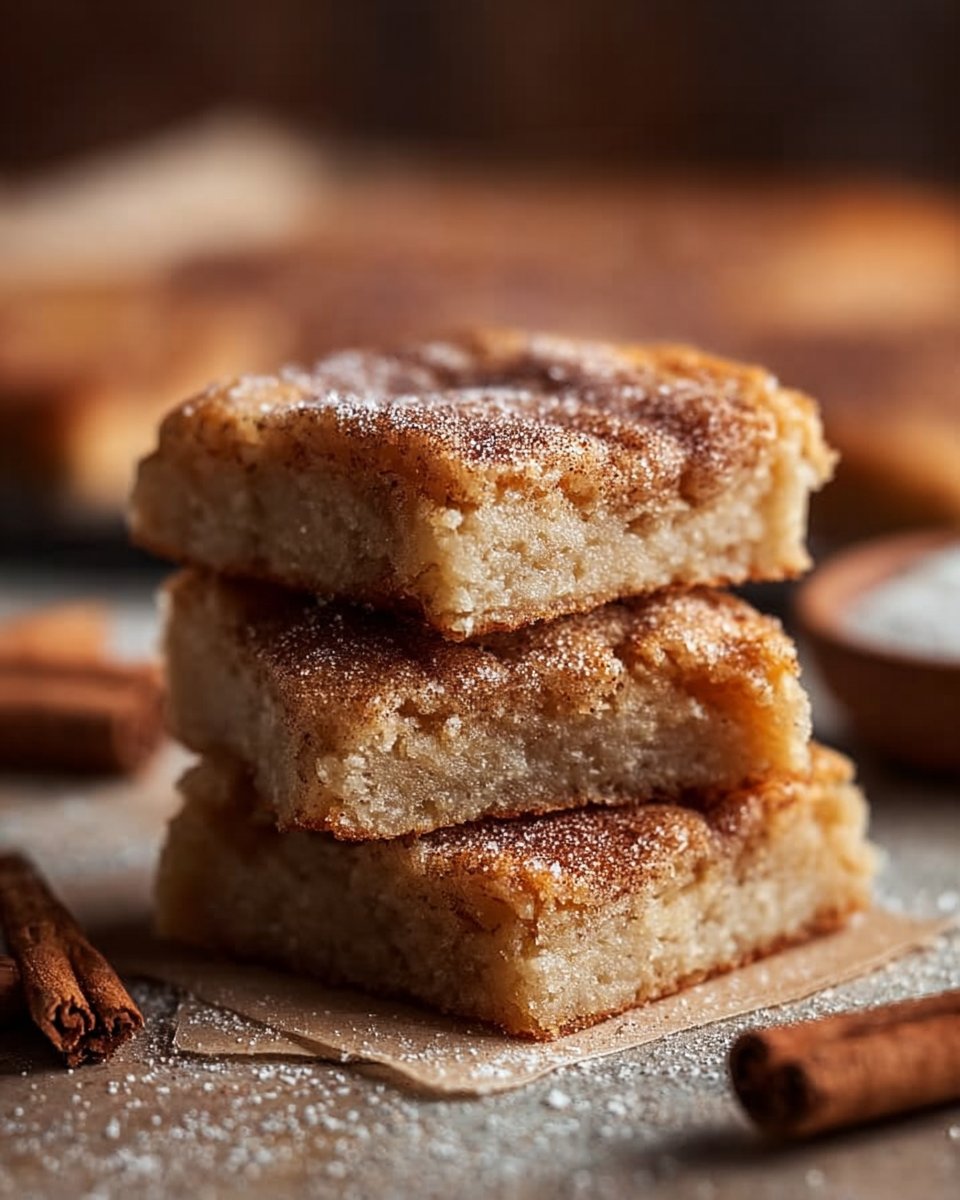 Cinnamon Sugar Blondies