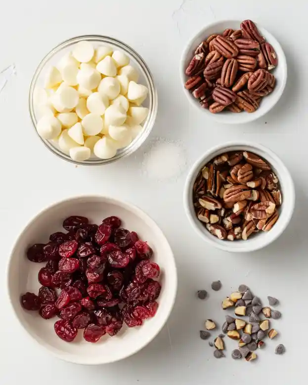 White Chocolate Cranberry Pecan Clusters