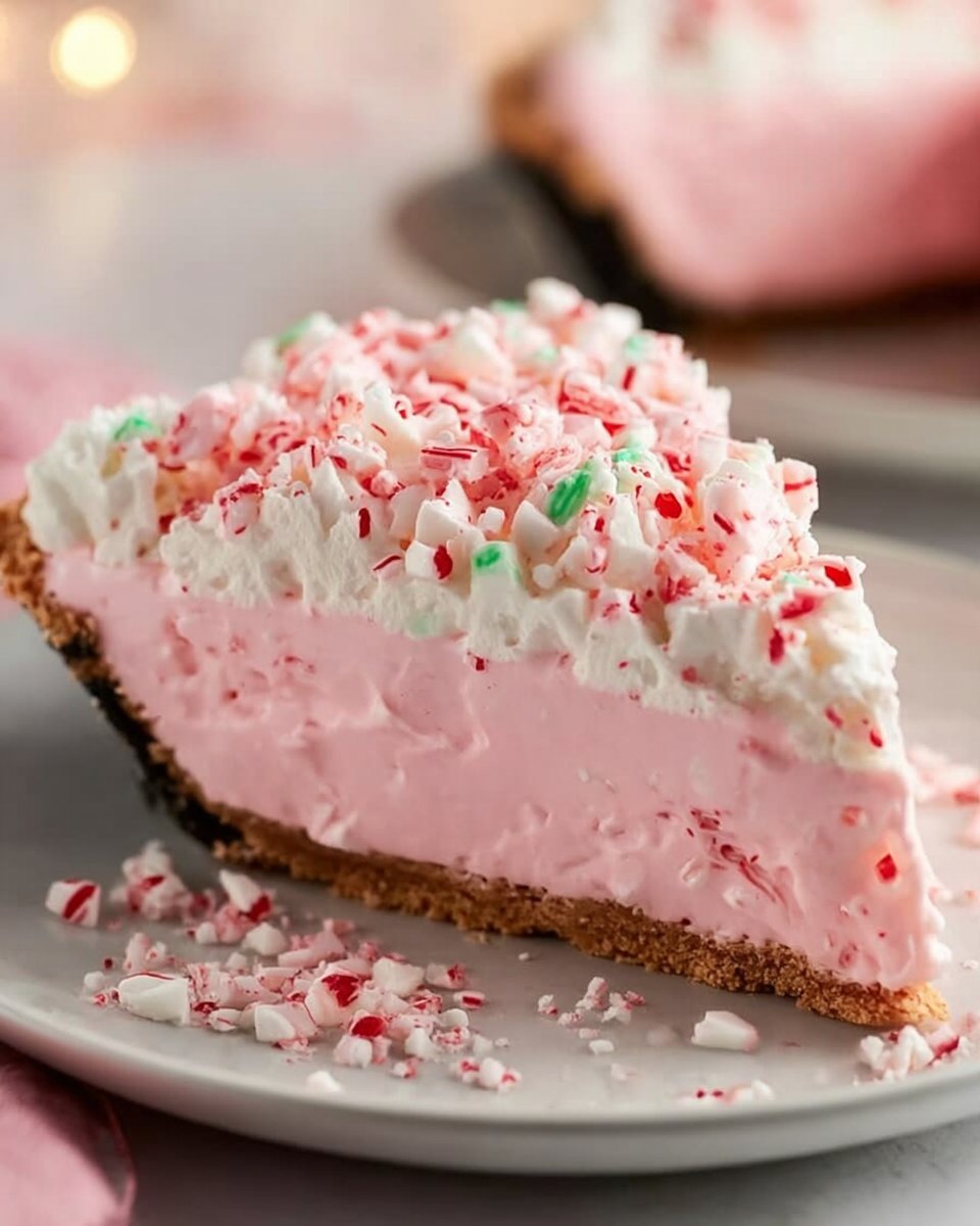 Quick Christmas Peppermint Pie