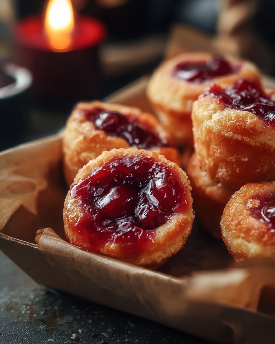 Quick Cherry Pie Bites