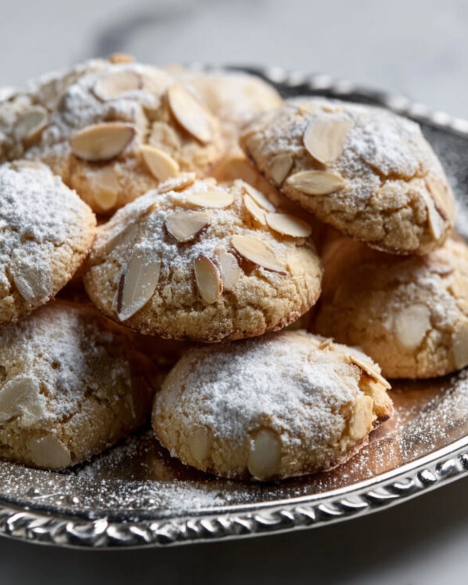 Soft and Chewy Italian Almond Cookie Recipe (Amaretti)