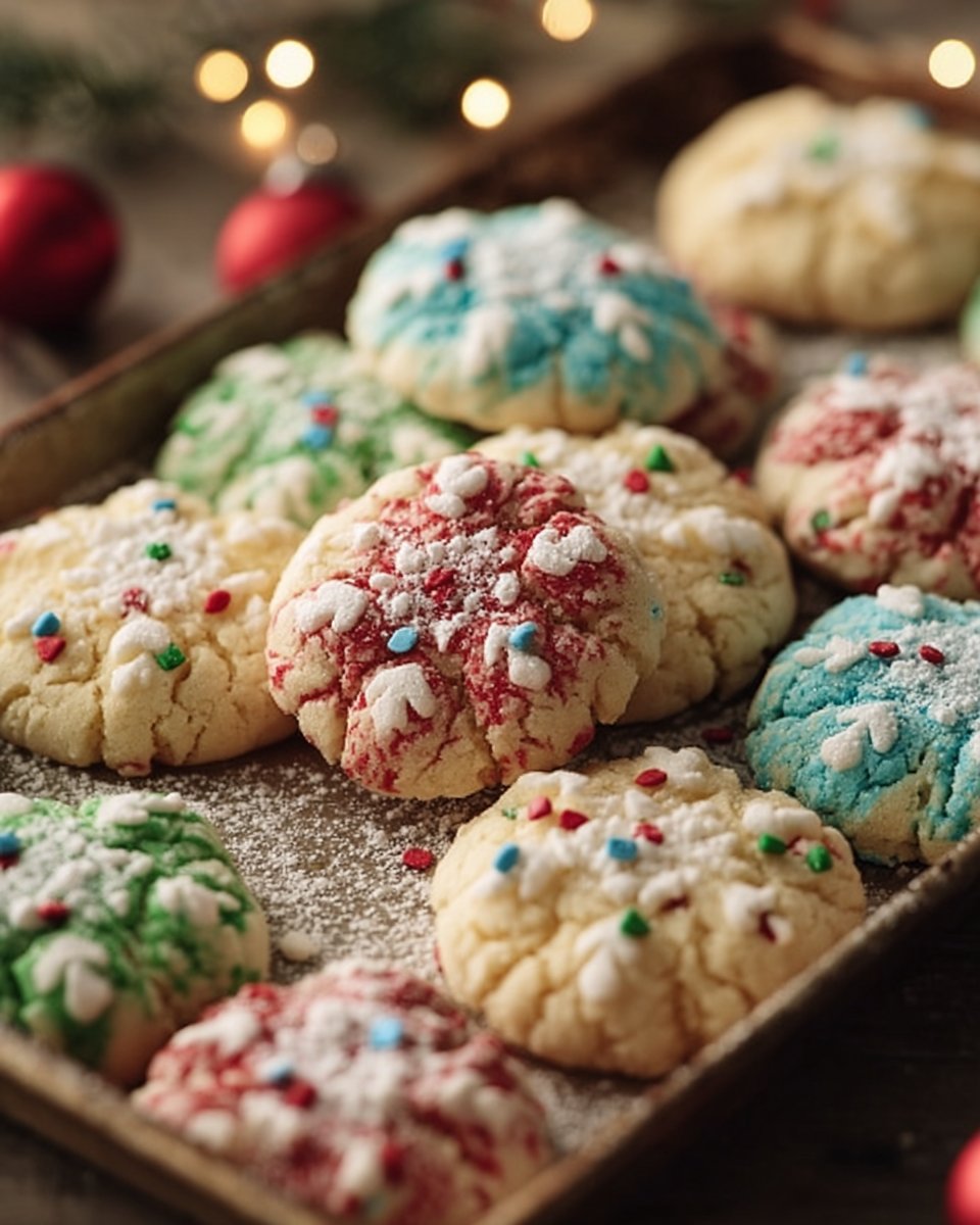Cake Mix Christmas Cookies