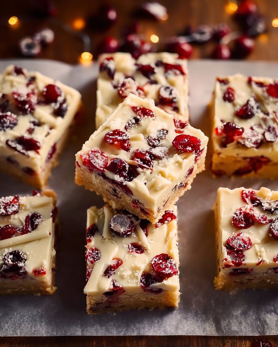Homemade Starbucks Copycat Cranberry Bliss Bars