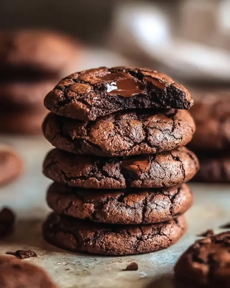 Delicious brownie cookies with rich chocolate and chewy texture