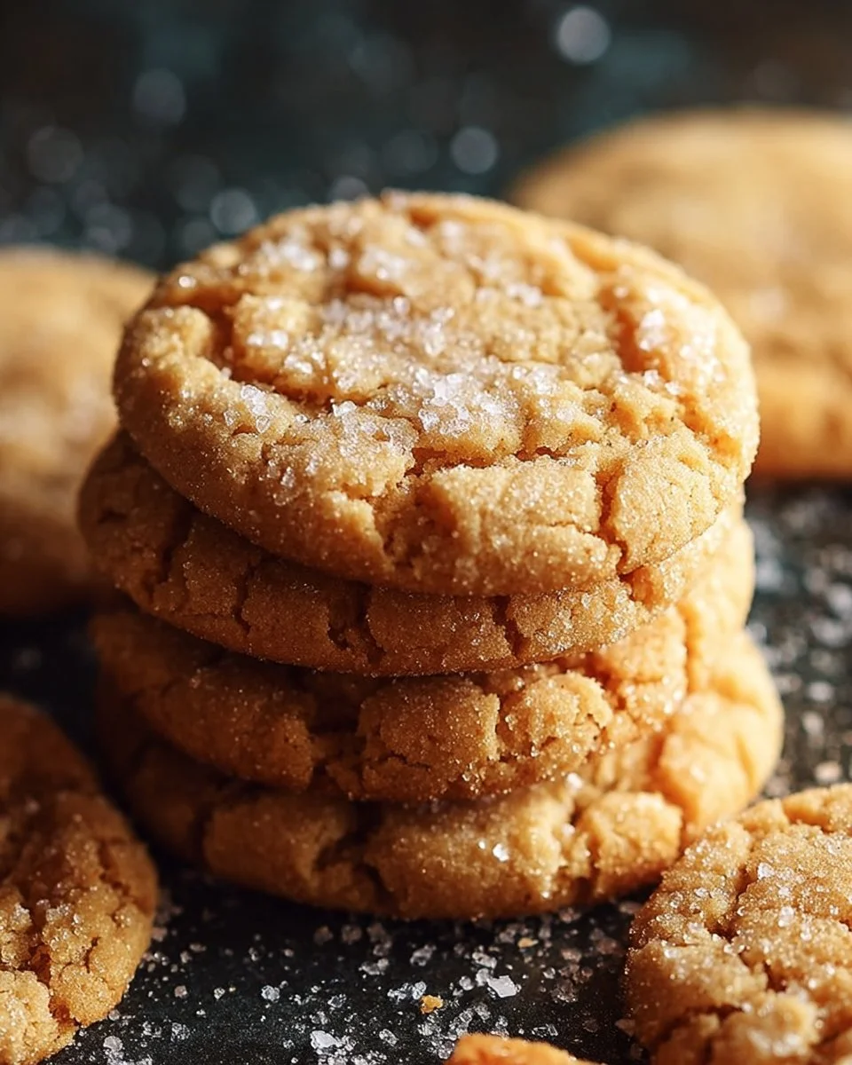 Freshly baked chewy brown sugar cookies on a cooling rack