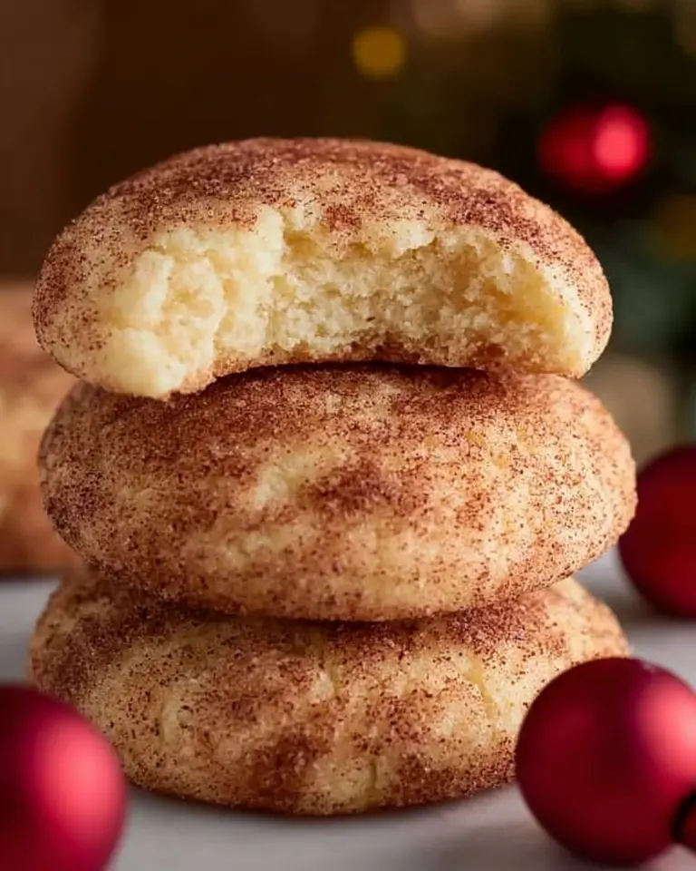 Freshly baked Cinnamon Cream Cheese Cookies on a cooling rack