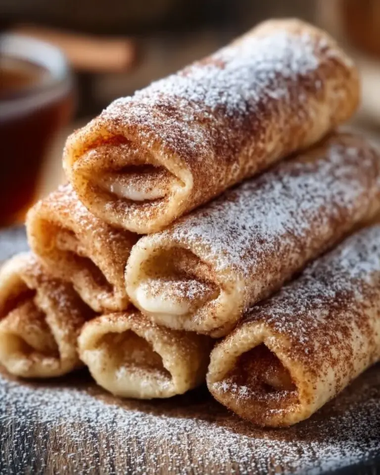 Delicious cinnamon roll French toast roll-ups served on a plate