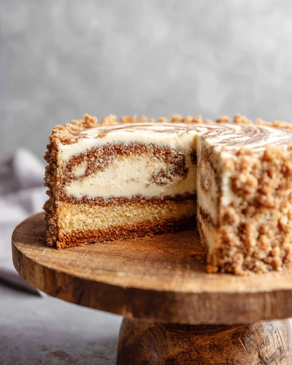 Delicious Coffee Cake Cheesecake topped with a crunchy streusel layer
