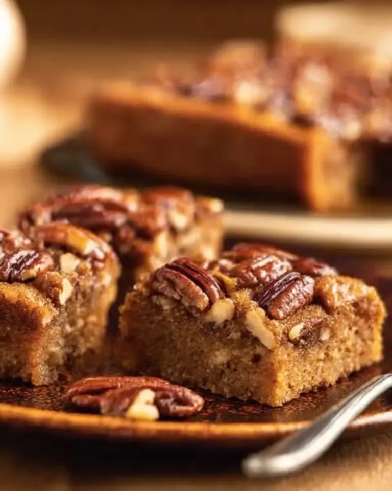 Delicious Date and Walnut Cake, featuring a moist texture and rich nutty flavor.
