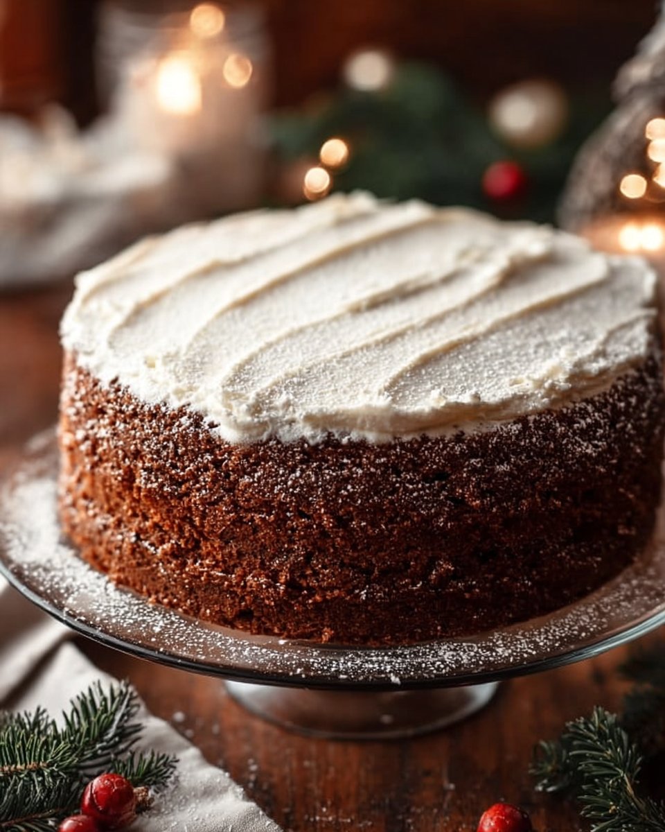 Easy Christmas Gingerbread Cake