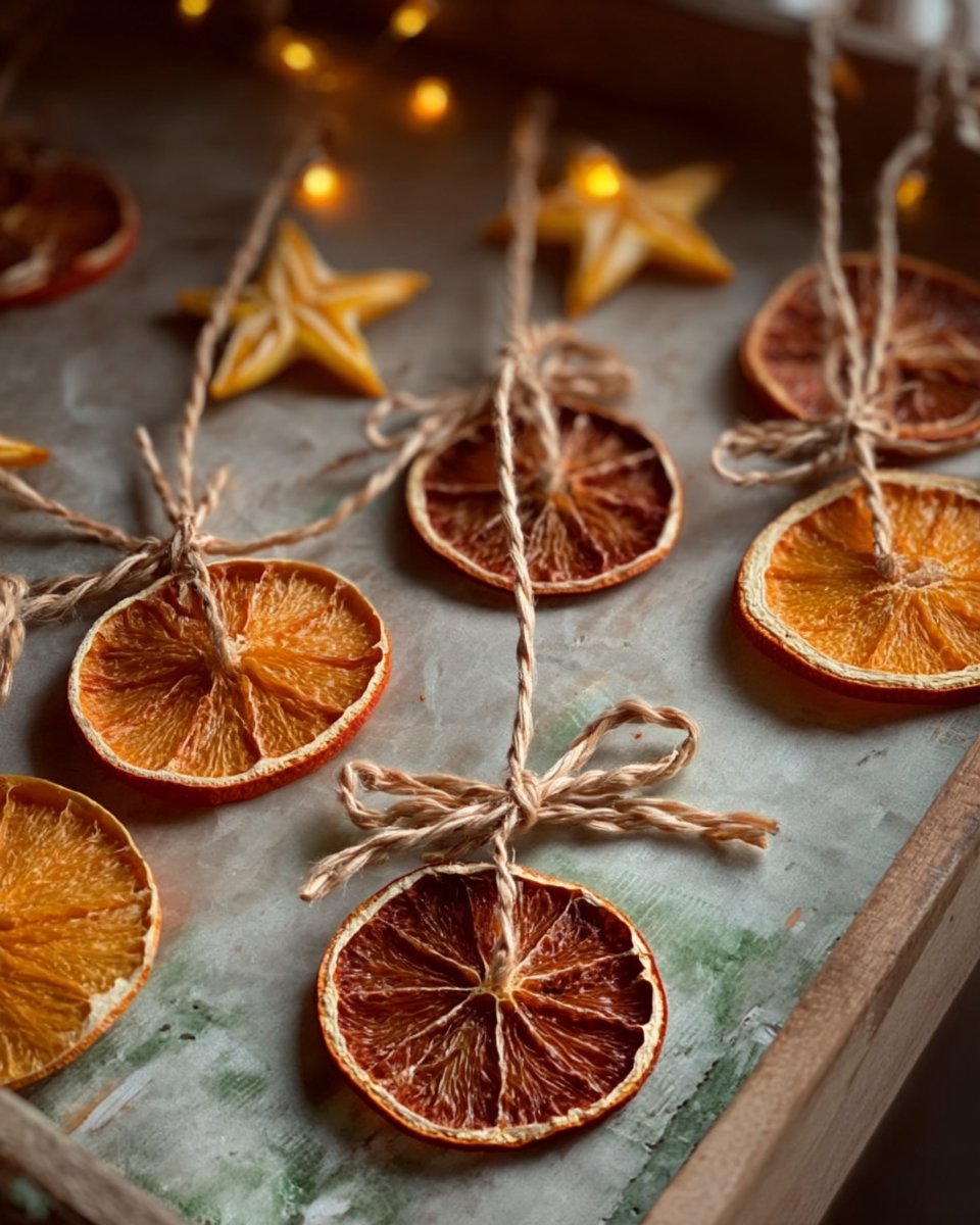 DIY Christmas Decorations - Dried Orange Ornaments