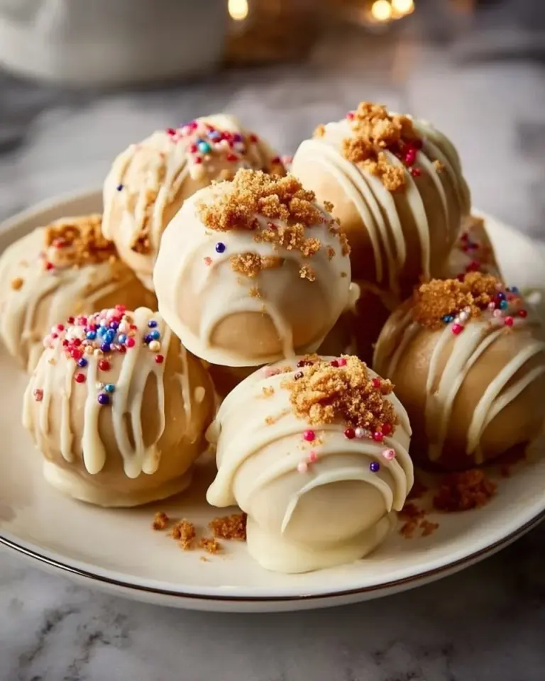Homemade gingerbread truffles decorated for the holidays