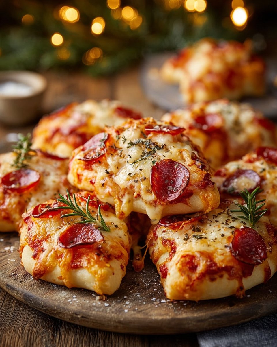 Christmas Pizza Bites