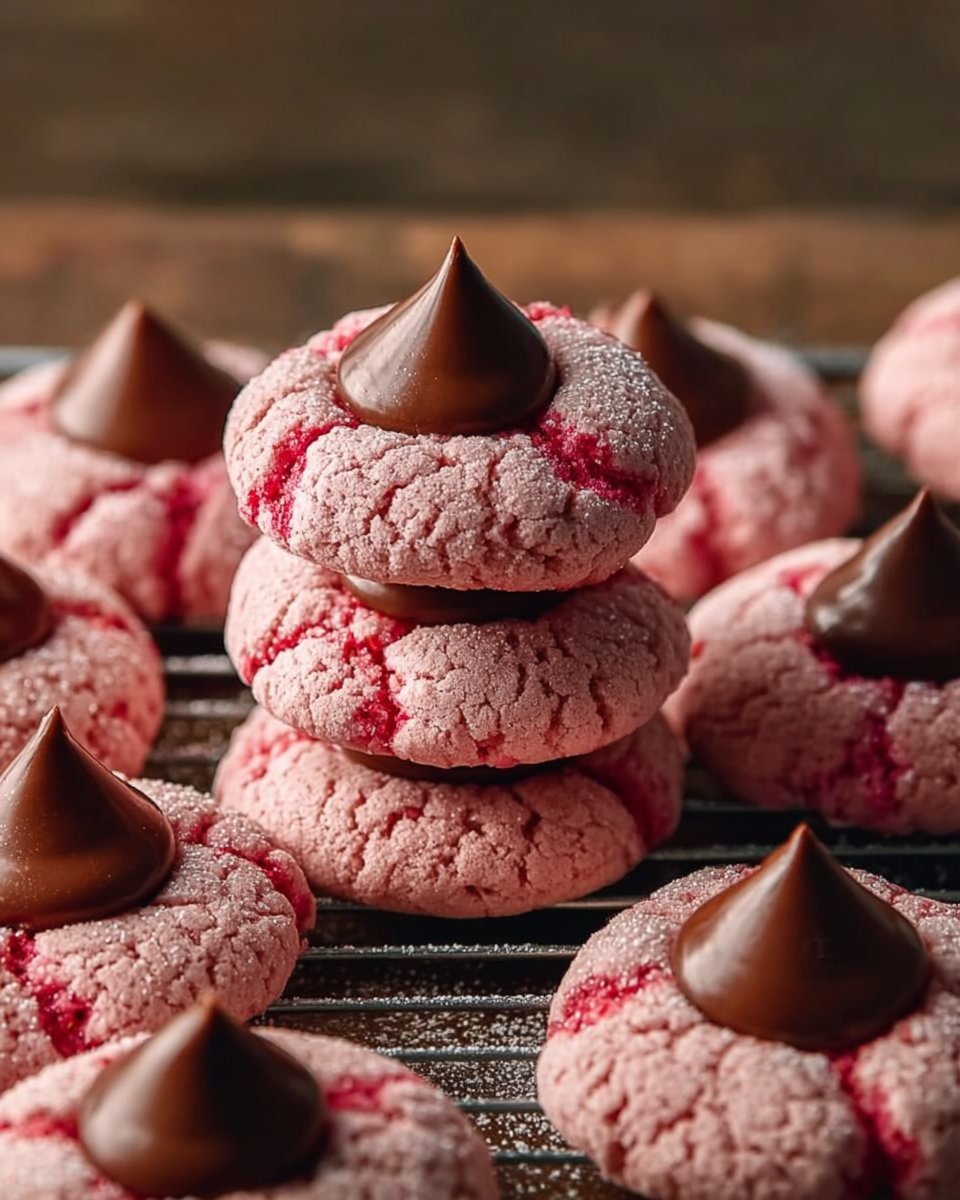 Strawberry Kiss Cookies