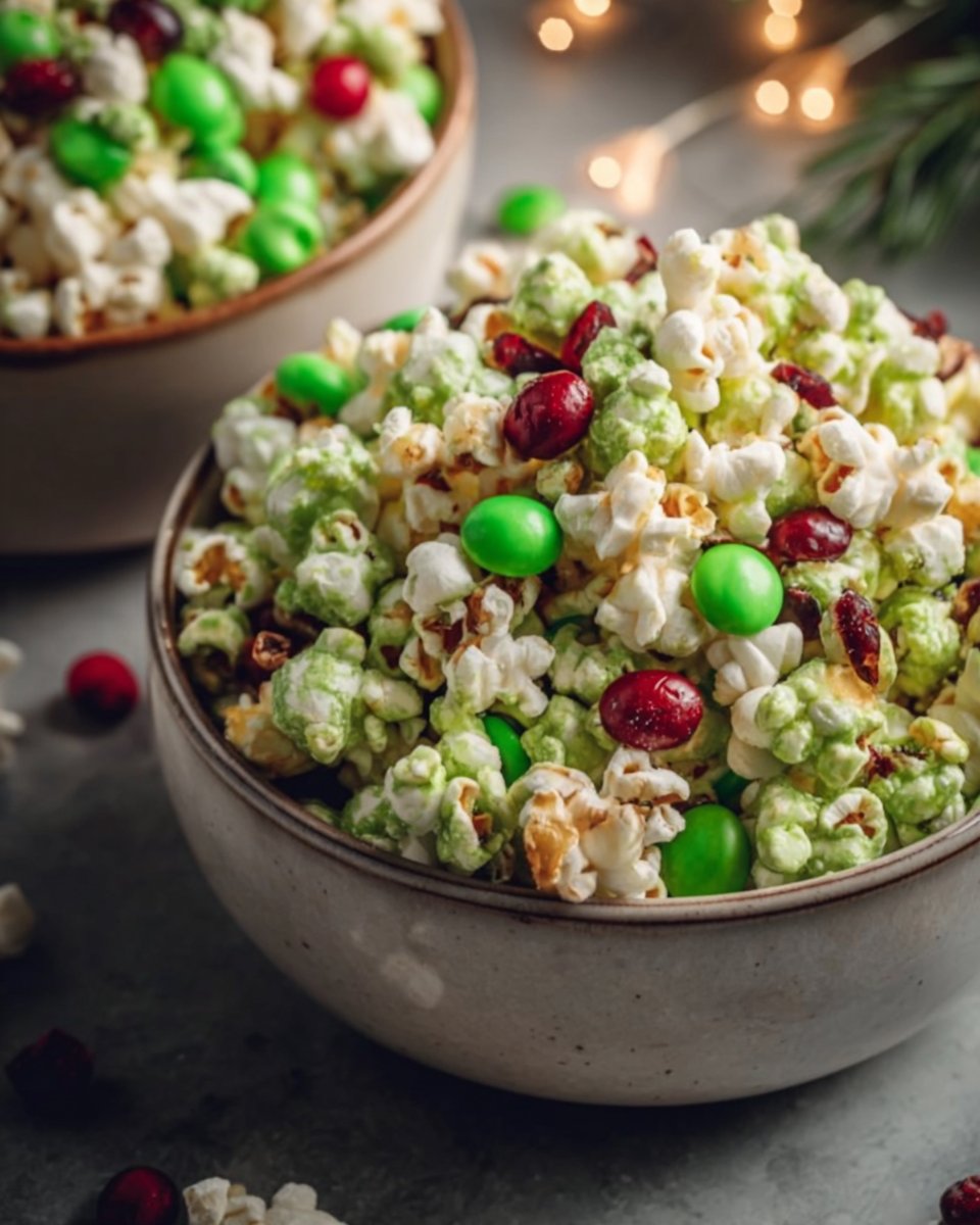 Grinch Popcorn Mix