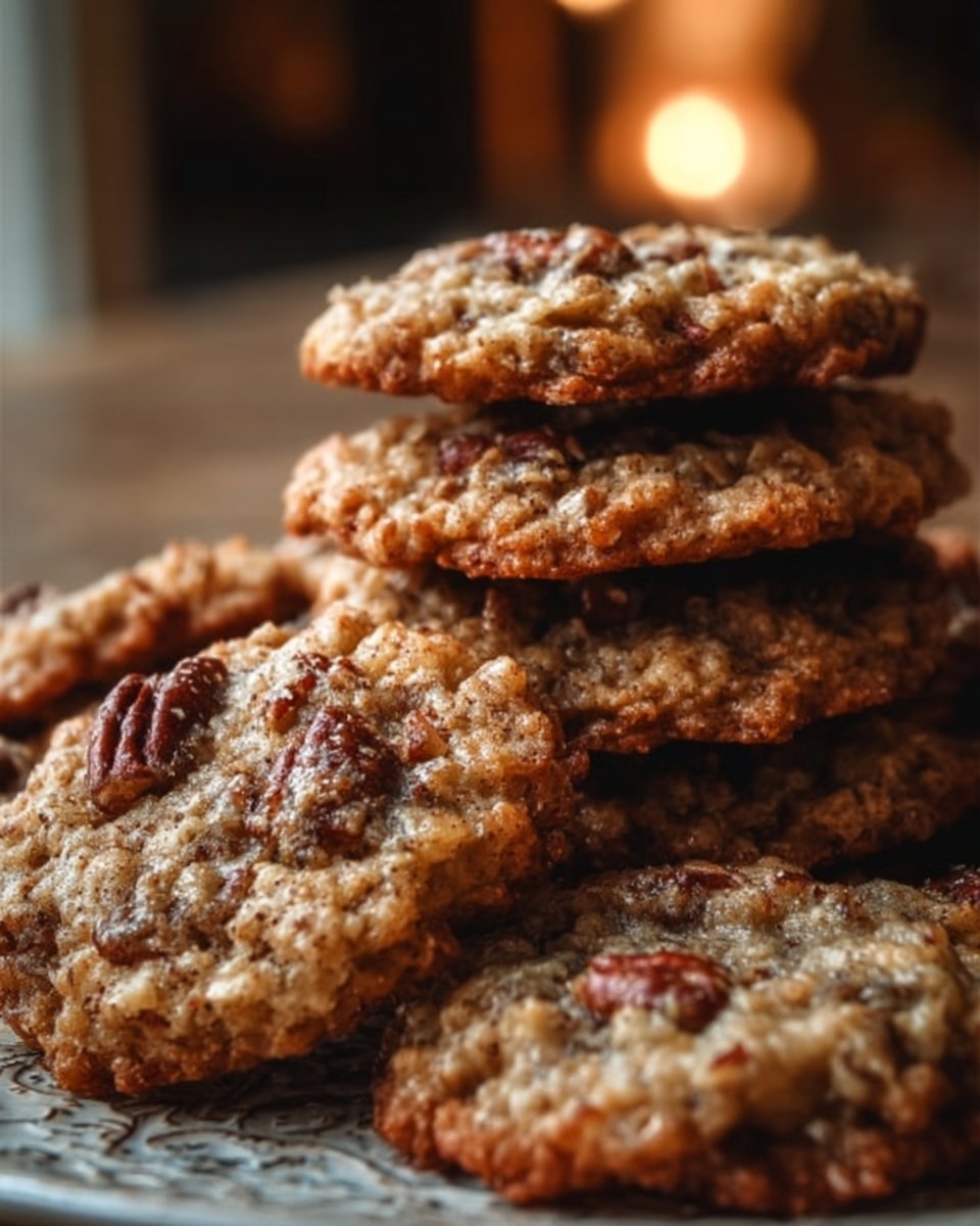 Pecan Pie Oatmeal Cookies
