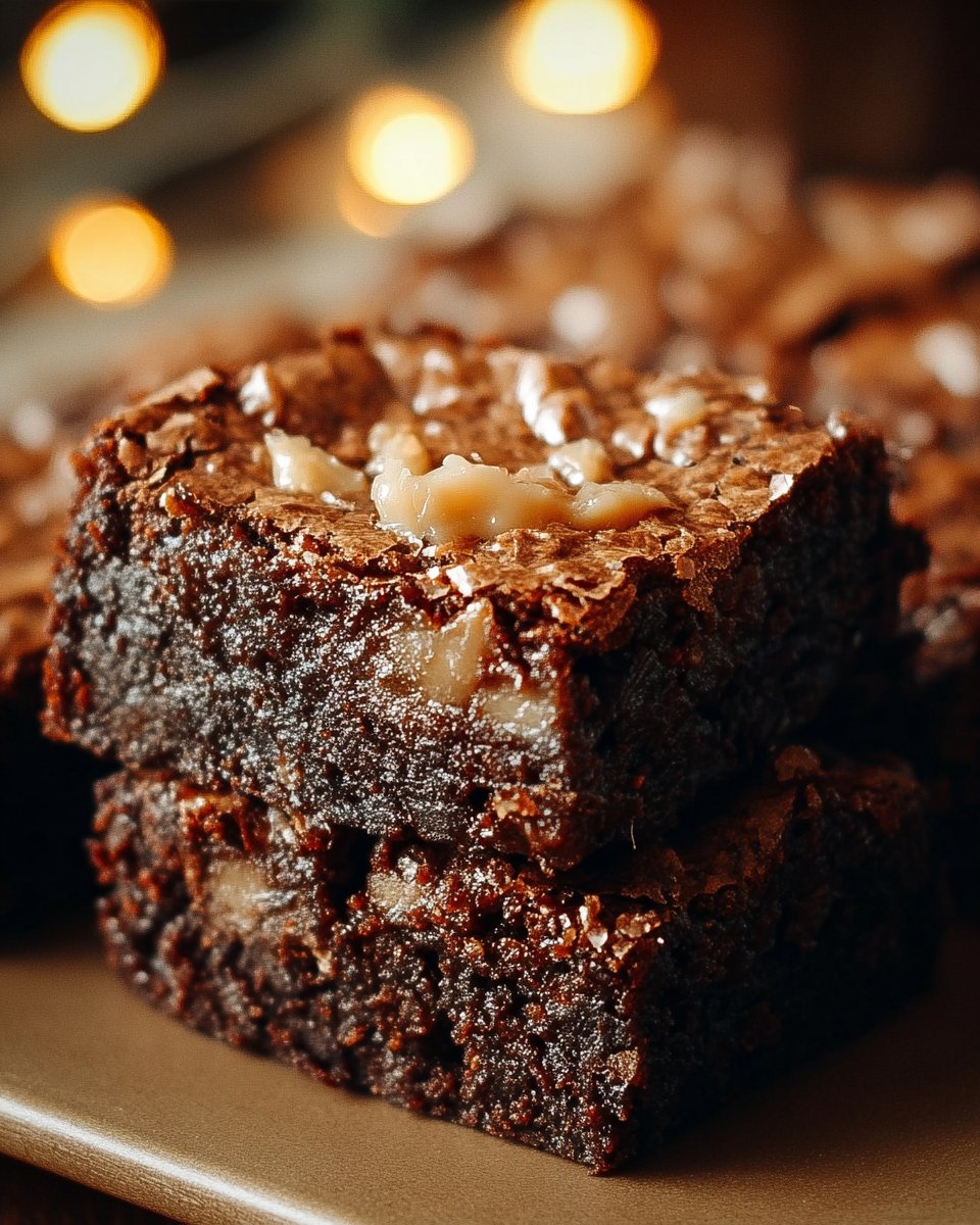 German Chocolate Brownies