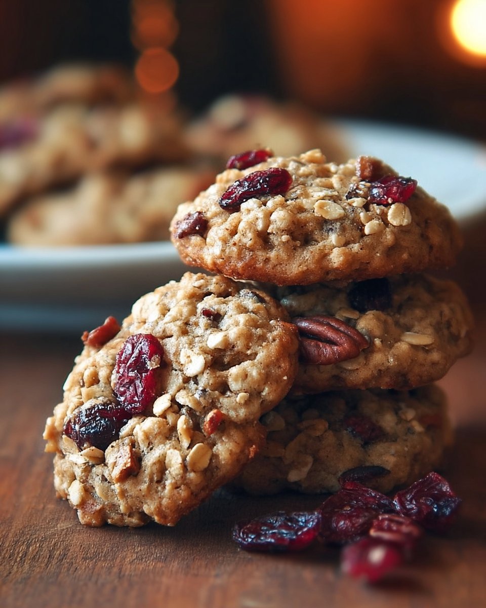 Oatmeal Cranberry Pecan Cookies