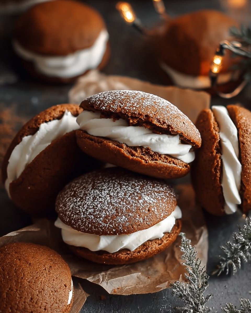 Gingerbread Whoopie Pies
