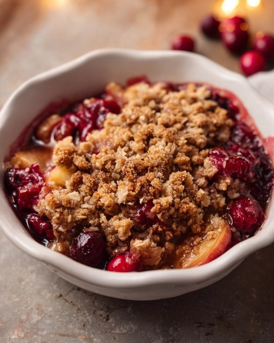 Cranberry Apple Crisp