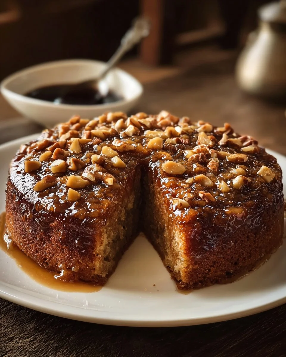 Delicious Persian Date Cake made with dates and aromatic spices