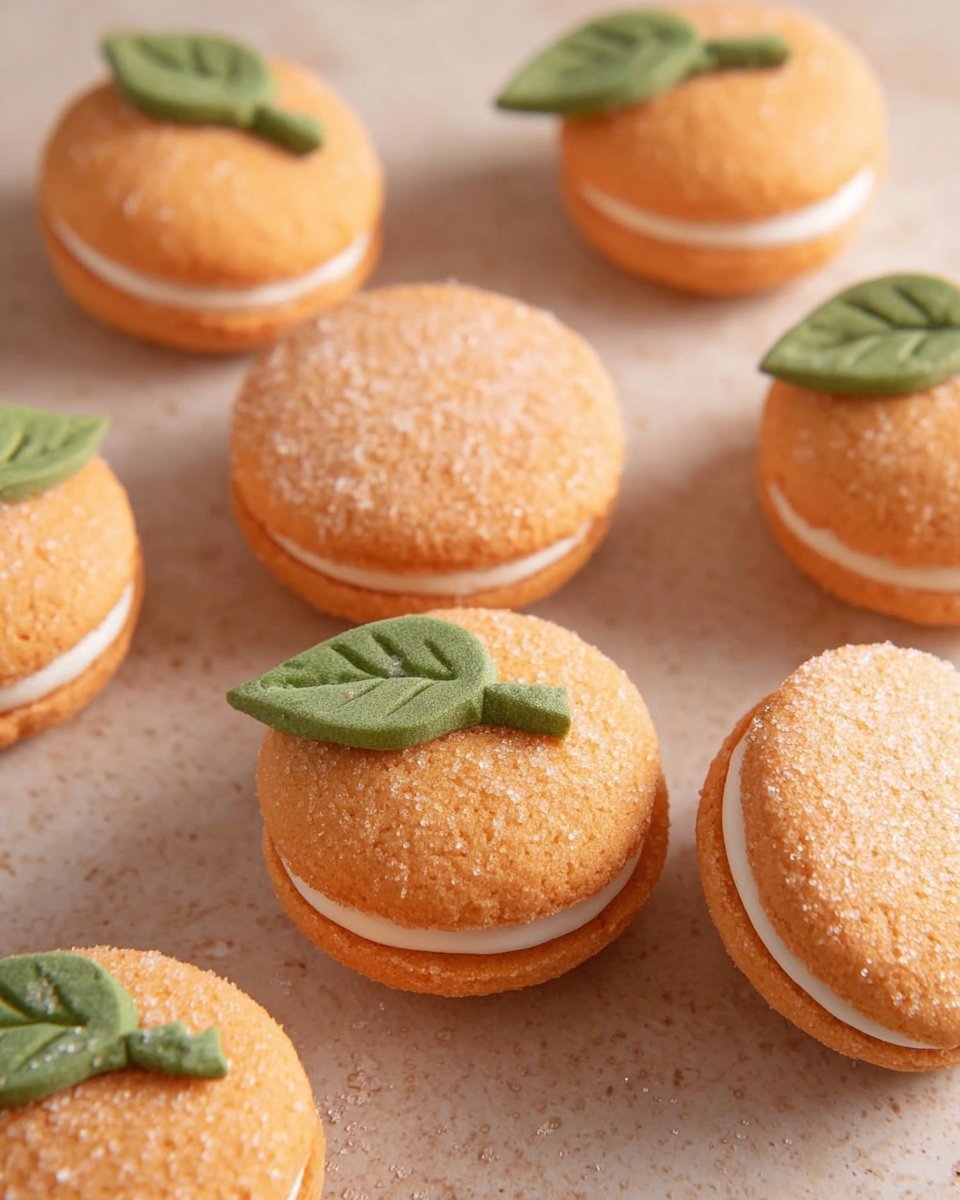 Orange Vanilla Sandwich Cookies