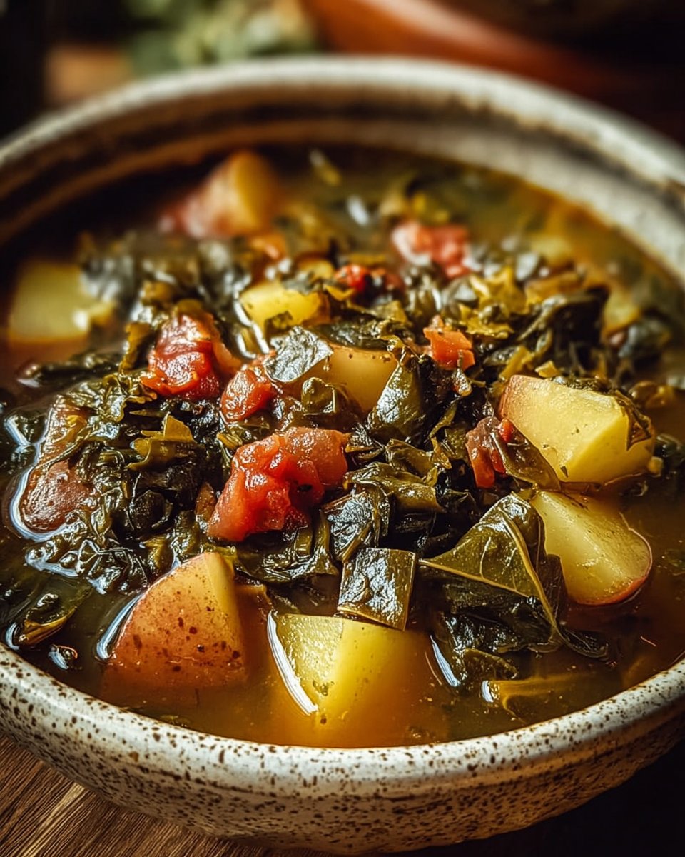 Southern Collard Green Potato Stew