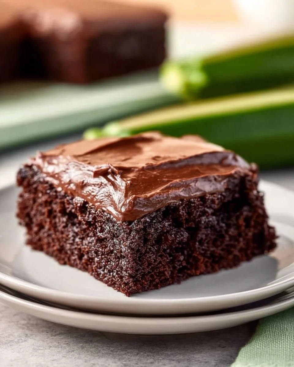 Decadent Chocolate Zucchini Brownies topped for added flavor and moisture