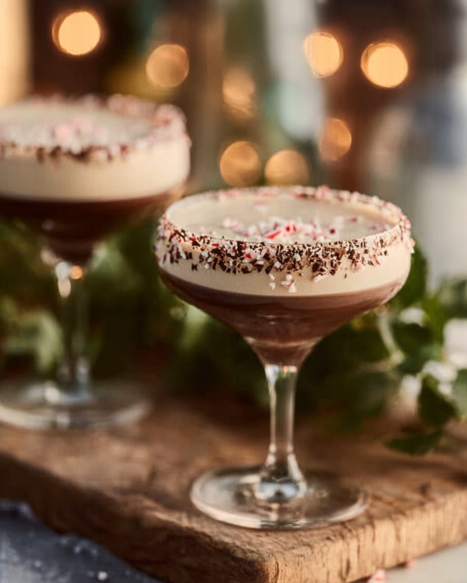 Peppermint Espresso Martinis