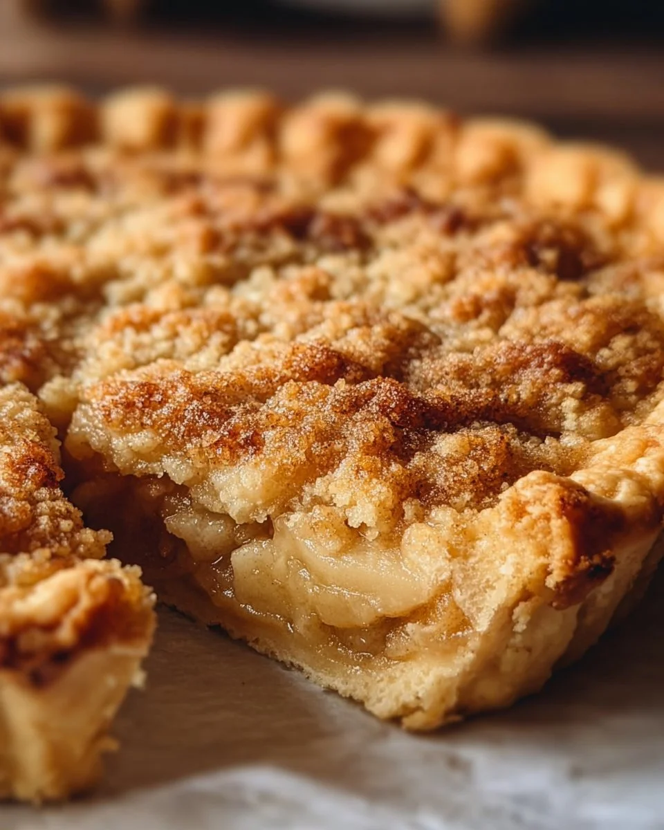 Delicious Sawdust Pie served on a plate with a fork