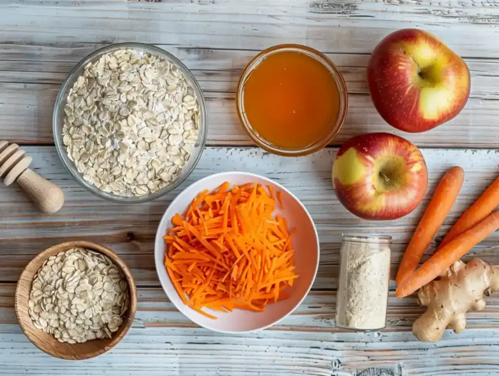 Oatmeal Apple Carrot Bars