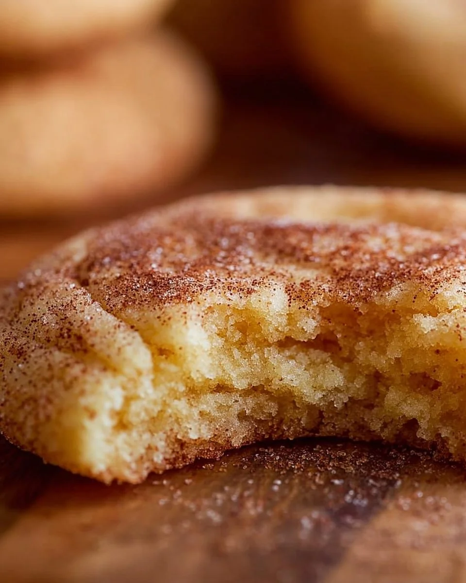 Soft and chewy snickerdoodle cookies fresh out of the oven.