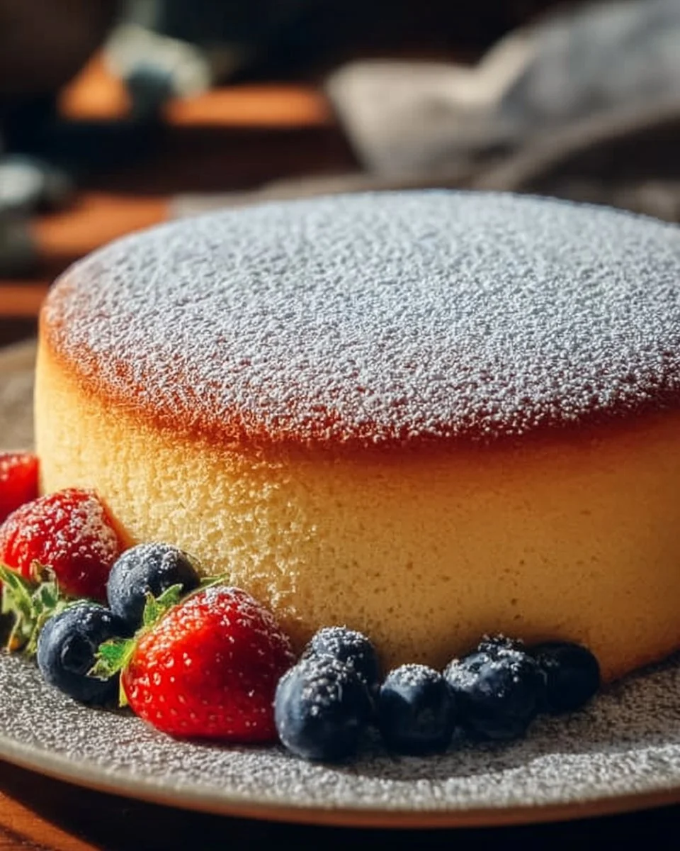 Delicious homemade sponge cake with frosting and fresh fruit topping