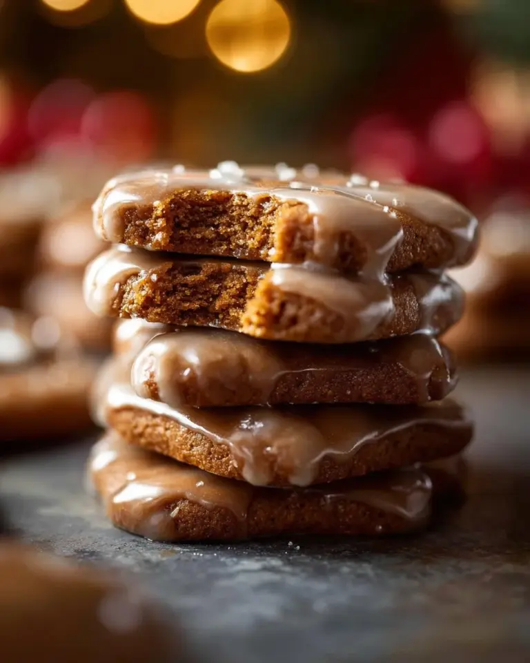 Thick and chewy gingerbread man cookies on a festive plate