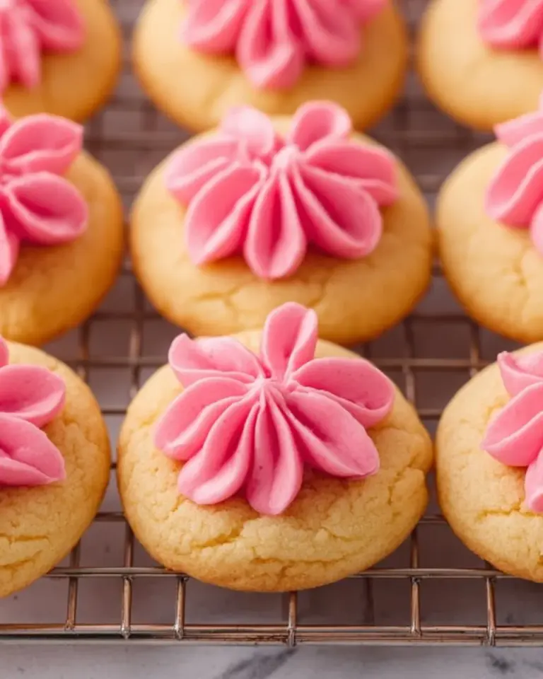 Ultimate Buttercream Thumbprint Cookies with colorful frosting and fillings