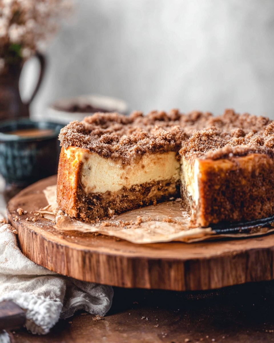 Coffee Cake Cheesecake Recipe