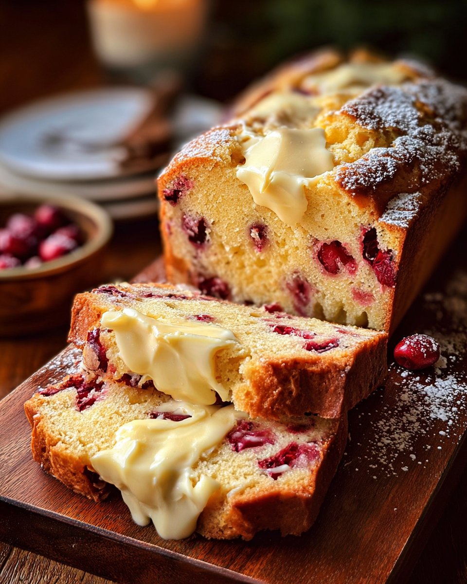 Cranberry Cream Cheese Pound Cake: A Festive Delight!