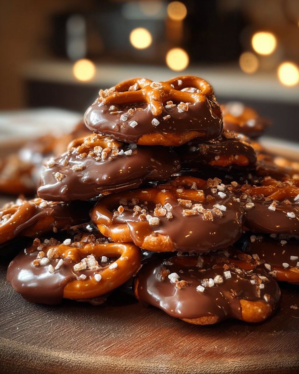 Salted Caramel Pretzel Turtles