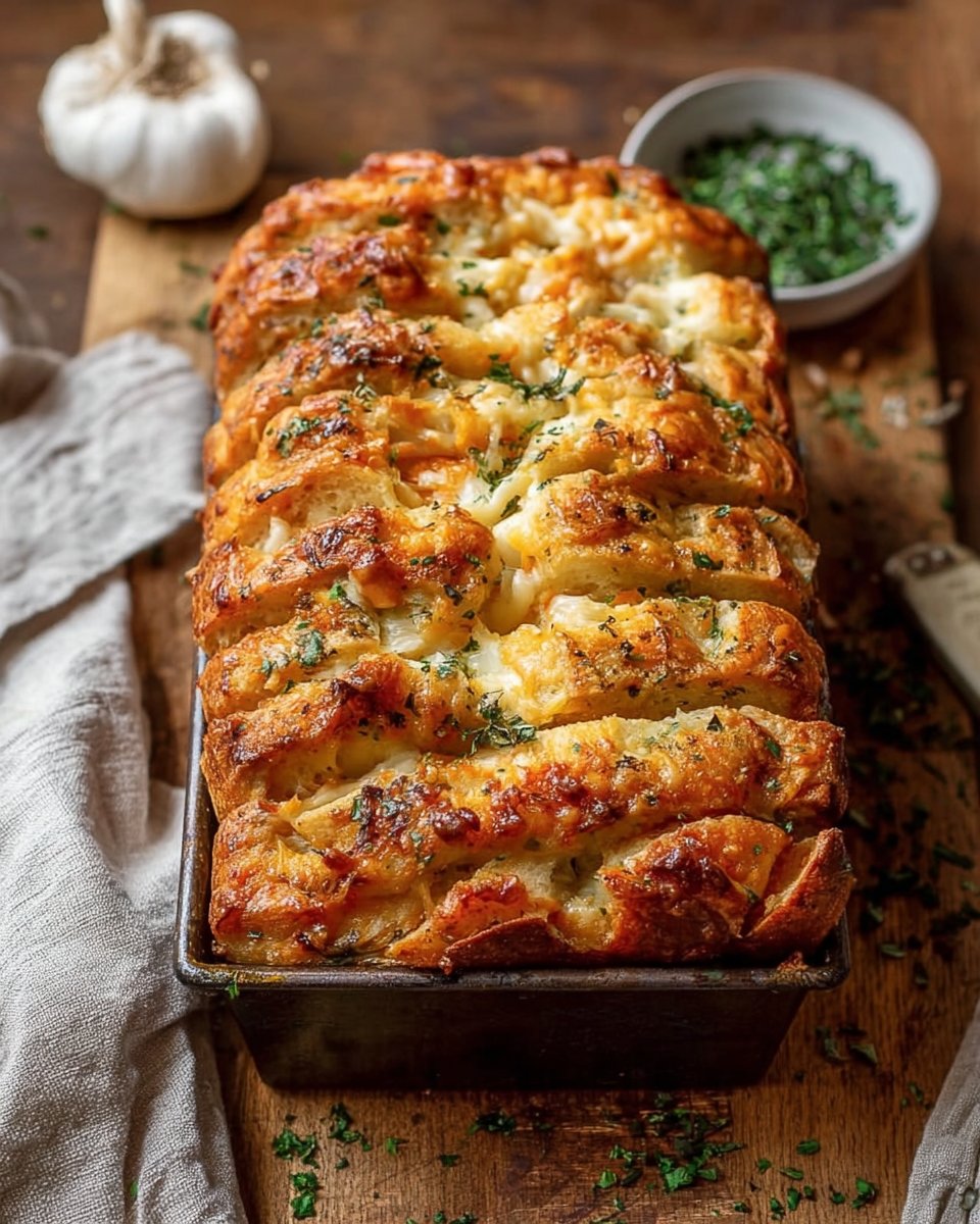 Cheesy Garlic Pull-Apart Bread